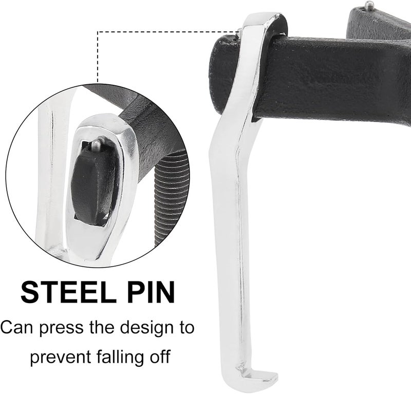 ChgImposs 4" 2 Jaw 3 Jaw Gear Puller, Adjustable Bearing Puller, Reversible Removal Tool for Internal External Pulling, Puller Tool for Removal of Pulleys Flywheels Bearings Gears - Image 4